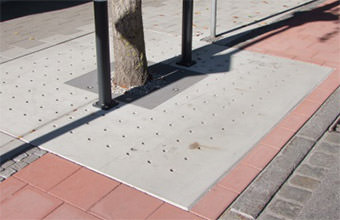 Baumschutzplatte, Baumschutzscheibe