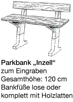 Parkbank "Inzell"